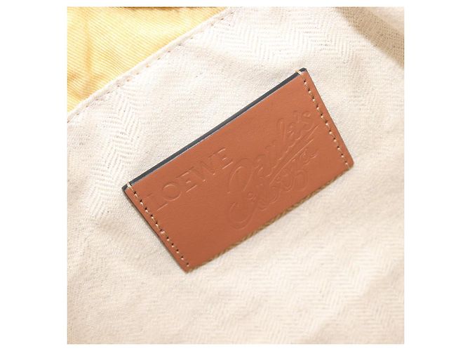 LOEWE Parauzui Visa Collaboration Purse Pouch Canvas Orange Auth 203609 - Ansicht 20