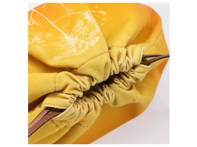 LOEWE Parauzui Visa Collaboration Purse Pouch Canvas Orange Auth 203609 - Ansicht 6