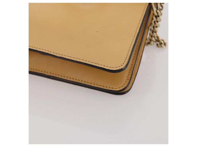 Chloé Borsa a Tracolla Chloe Fay Camoscio Beige Tono Oro Auth 201285 - vista 12