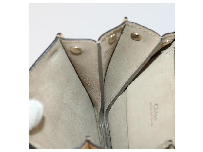 Chloé Borsa a Tracolla Chloe Fay Camoscio Beige Tono Oro Auth 201285 - vista 19