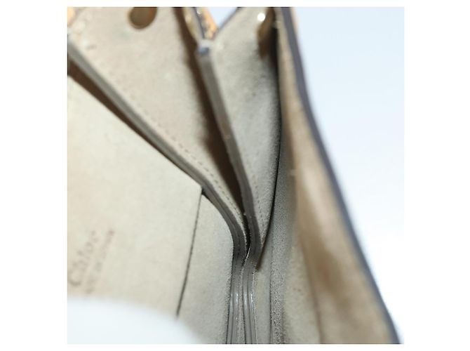 Chloé Borsa a Tracolla Chloe Fay Camoscio Beige Tono Oro Auth 201285 - vista 20