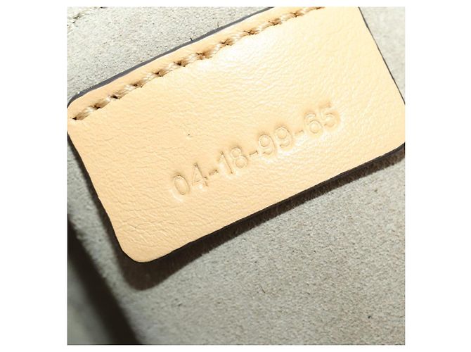 Chloé Borsa a Tracolla Chloe Fay Camoscio Beige Tono Oro Auth 201285 - vista 23