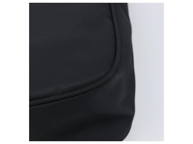 FENDI Schultertasche Nylon Schwarz Silber Auth 203677A - Ansicht 16
