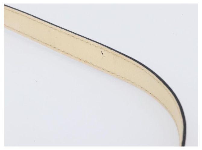 Autre Marque Borsa a tracolla SAINT LAURENT in pelle beige e oro Auth 201477 D'oro - vista 10