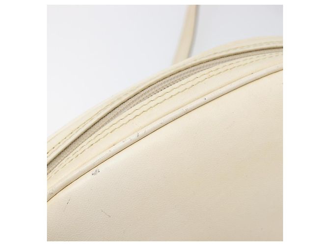 Autre Marque Borsa a tracolla SAINT LAURENT in pelle beige e oro Auth 201477 D'oro - vista 20