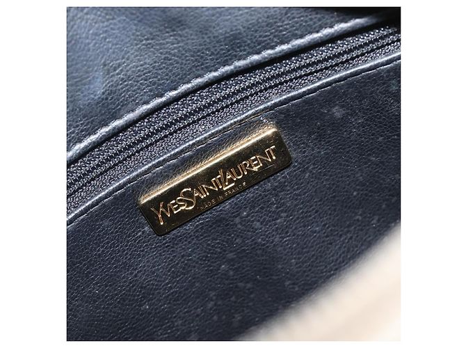 Autre Marque Borsa a tracolla SAINT LAURENT in pelle beige e oro Auth 201477 D'oro - vista 22