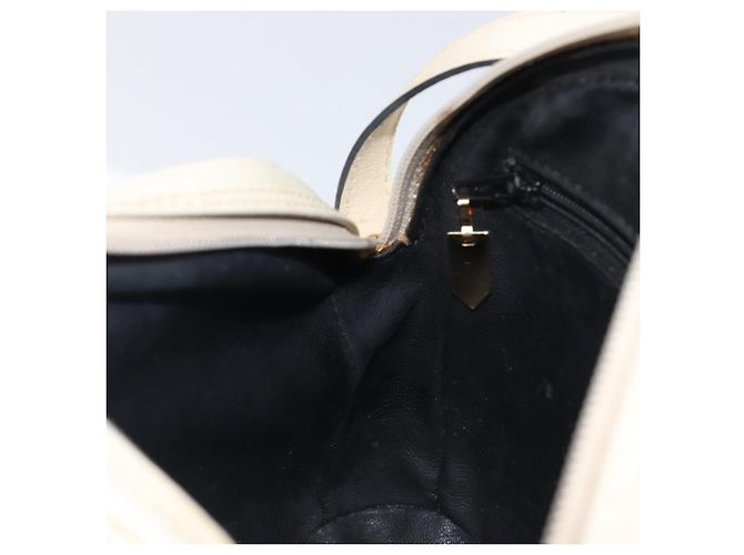 Autre Marque Borsa a tracolla SAINT LAURENT in pelle beige e oro Auth 201477 D'oro - vista 24