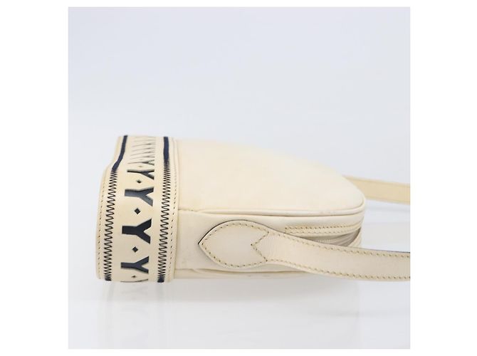 Autre Marque Borsa a tracolla SAINT LAURENT in pelle beige e oro Auth 201477 D'oro - vista 3