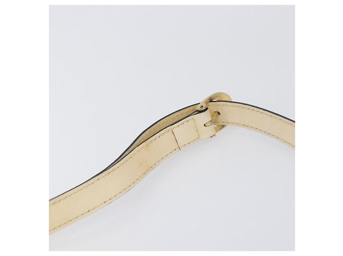 Autre Marque Borsa a tracolla SAINT LAURENT in pelle beige e oro Auth 201477 D'oro - vista 9