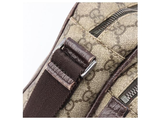 Borsa a tracolla GUCCI GG Supreme PVC Beige Silver 114531 Auth BA15711 Argento - vista 20