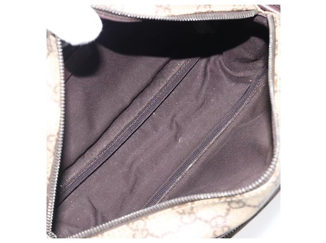 Borsa a tracolla GUCCI GG Supreme PVC Beige Silver 114531 Auth BA15711 Argento - vista 24