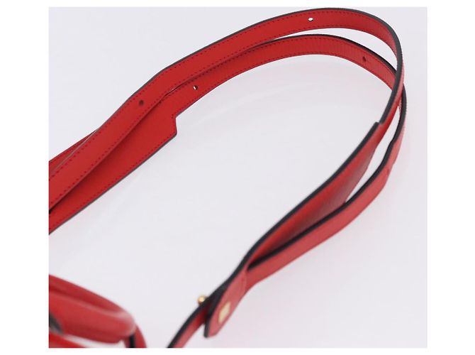Borsa a mano LOEWE in pelle 2way rossa tono oro Auth ka6204V Rosso - vista 17
