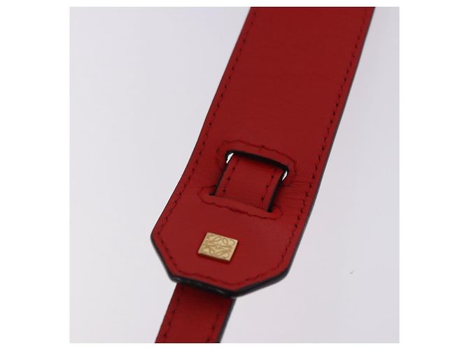 Borsa a mano LOEWE in pelle 2way rossa tono oro Auth ka6204V Rosso - vista 19
