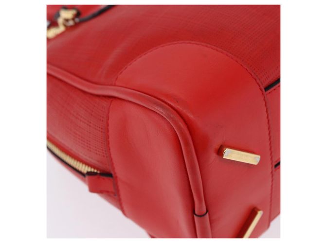 Borsa a mano LOEWE in pelle 2way rossa tono oro Auth ka6204V Rosso - vista 24