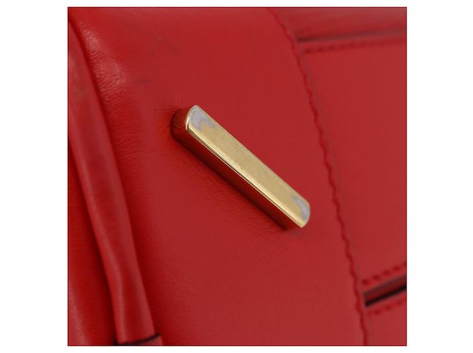 Borsa a mano LOEWE in pelle 2way rossa tono oro Auth ka6204V Rosso - vista 26