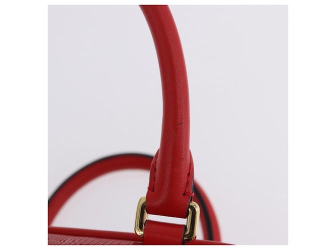 Borsa a mano LOEWE in pelle 2way rossa tono oro Auth ka6204V Rosso - vista 8