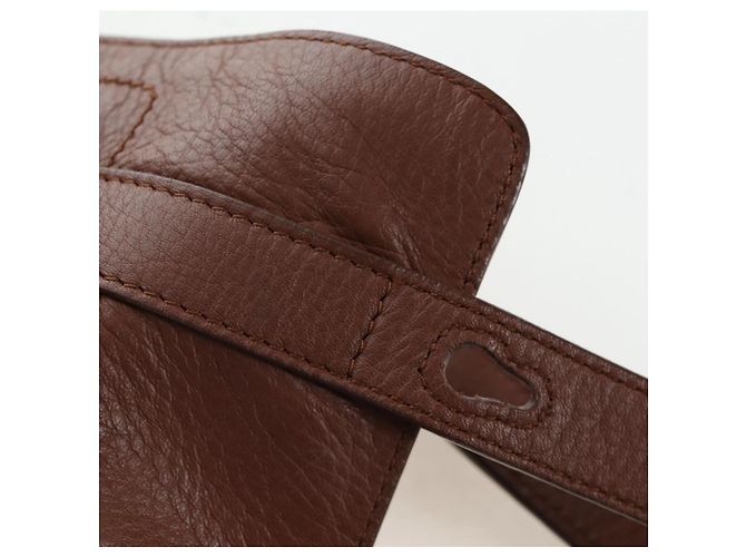 Autre Marque SAINT LAURENT Borsa a mano Muse Toe in pelle 2way Marrone Oro 283761 Auth 203469V D'oro - vista 24
