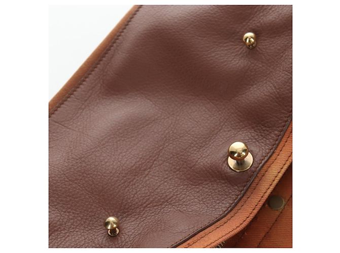 Autre Marque SAINT LAURENT Borsa a mano Muse Toe in pelle 2way Marrone Oro 283761 Auth 203469V D'oro - vista 25