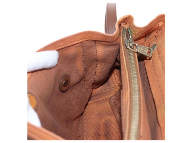 Autre Marque SAINT LAURENT Borsa a mano Muse Toe in pelle 2way Marrone Oro 283761 Auth 203469V D'oro - vista 29