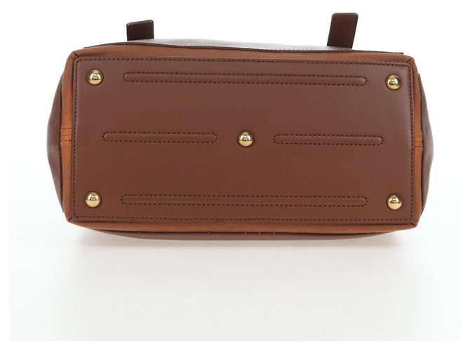 Autre Marque SAINT LAURENT Borsa a mano Muse Toe in pelle 2way Marrone Oro 283761 Auth 203469V D'oro - vista 5
