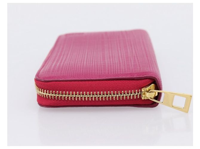 Carteira LOEWE em couro Rosa Ouro Auth 204802A Dourado - vista 3