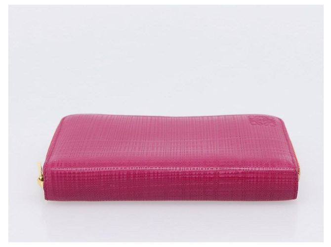 Carteira LOEWE em couro Rosa Ouro Auth 204802A Dourado - vista 6