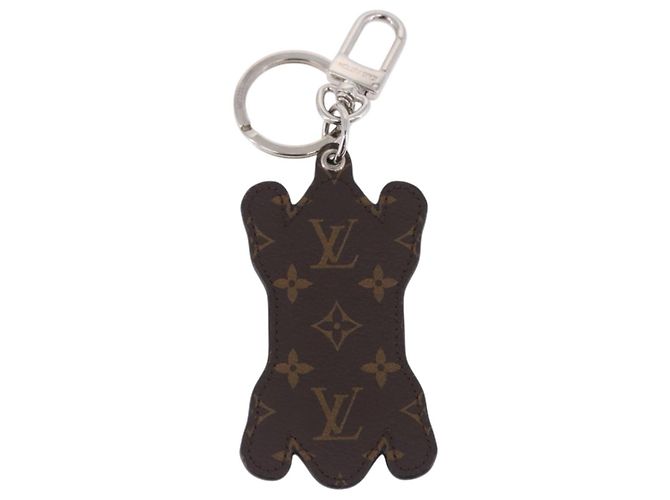 LOUIS VUITTON LV MADE Porte Cles Tiger Charm Leather Yellow MP3221 Auth ar14222M Silber Gelb - Ansicht 3