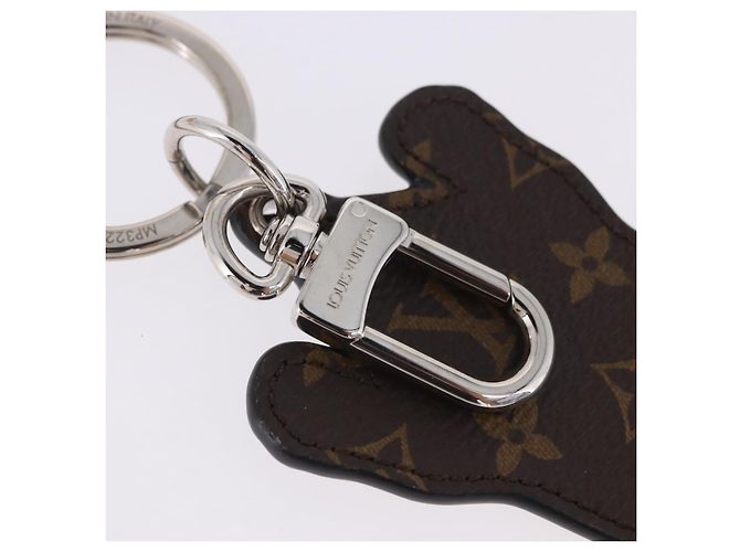 LOUIS VUITTON LV MADE Porte Cles Tiger Charm Leather Yellow MP3221 Auth ar14222M Silber Gelb - Ansicht 9