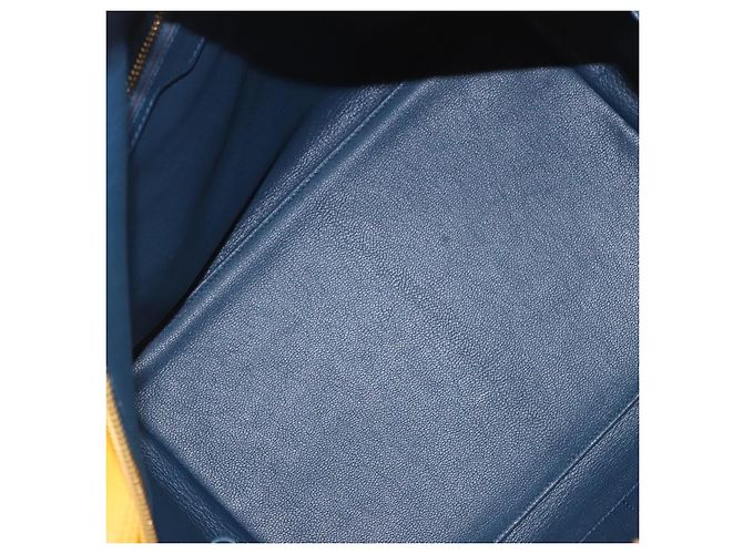 Borsa a mano LOUIS VUITTON Miralis Haute Maroquinerie Pelle Blu LV Auth bs36904 - vista 10