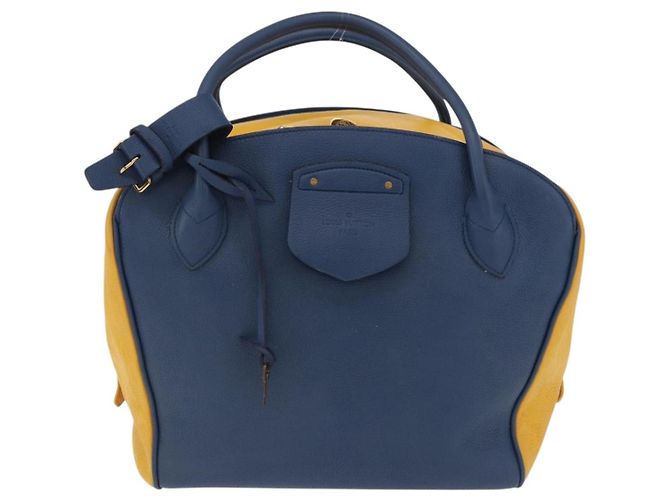 Borsa a mano LOUIS VUITTON Miralis Haute Maroquinerie Pelle Blu LV Auth bs36904 - vista 13