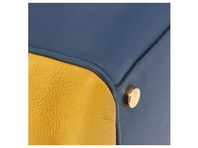 Borsa a mano LOUIS VUITTON Miralis Haute Maroquinerie Pelle Blu LV Auth bs36904 - vista 17