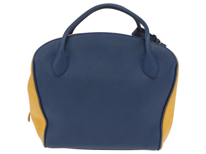 Borsa a mano LOUIS VUITTON Miralis Haute Maroquinerie Pelle Blu LV Auth bs36904 - vista 2