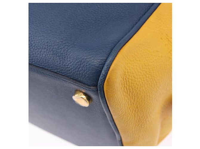 Borsa a mano LOUIS VUITTON Miralis Haute Maroquinerie Pelle Blu LV Auth bs36904 - vista 20