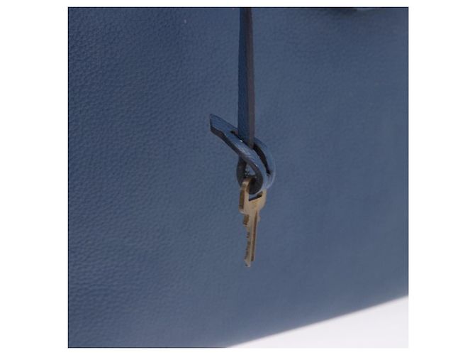 Borsa a mano LOUIS VUITTON Miralis Haute Maroquinerie Pelle Blu LV Auth bs36904 - vista 21
