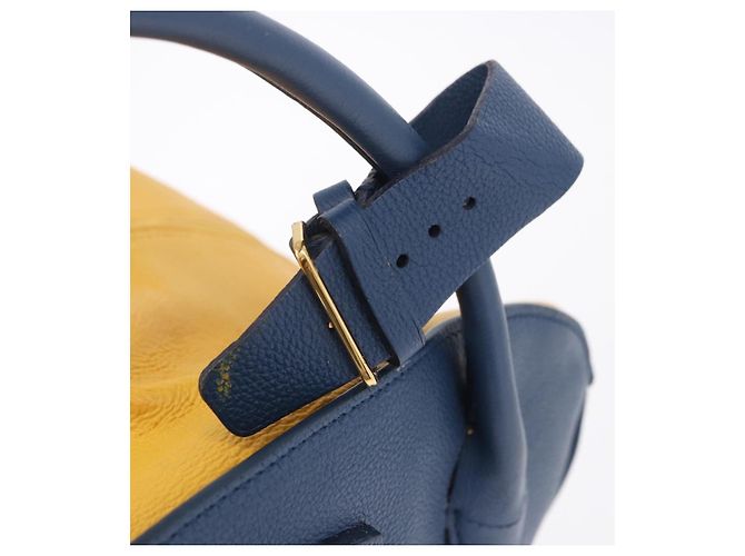 Borsa a mano LOUIS VUITTON Miralis Haute Maroquinerie Pelle Blu LV Auth bs36904 - vista 22