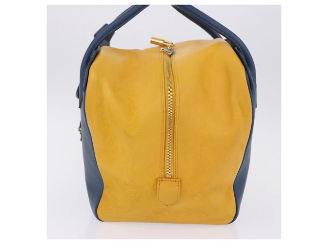 Borsa a mano LOUIS VUITTON Miralis Haute Maroquinerie Pelle Blu LV Auth bs36904 - vista 3