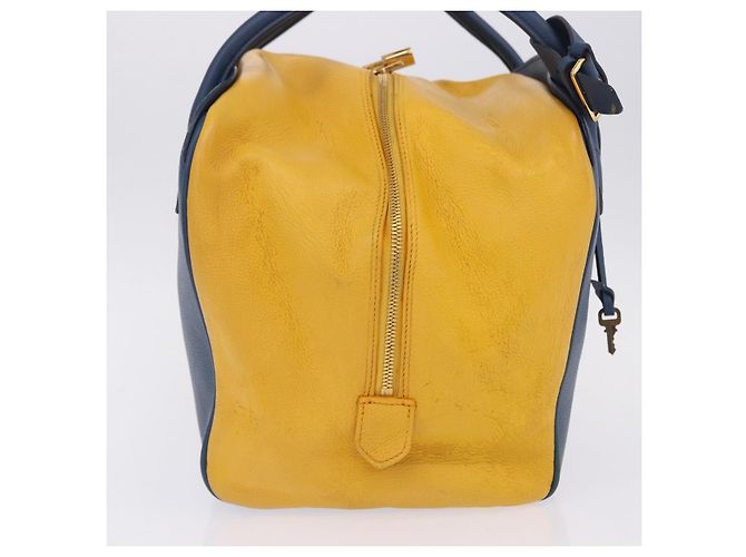 Borsa a mano LOUIS VUITTON Miralis Haute Maroquinerie Pelle Blu LV Auth bs36904 - vista 5