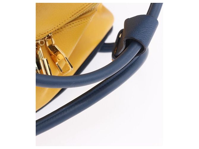 Borsa a mano LOUIS VUITTON Miralis Haute Maroquinerie Pelle Blu LV Auth bs36904 - vista 9