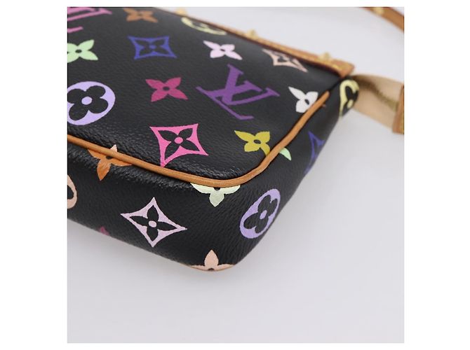 LOUIS VUITTON Monogram Multicolor Pochette Accessoires M92648 Auth 204780SAV Schwarz - Ansicht 14