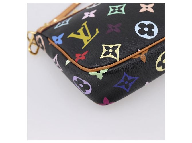 LOUIS VUITTON Monogram Multicolor Pochette Accessoires M92648 Auth 204780SAV Schwarz - Ansicht 15