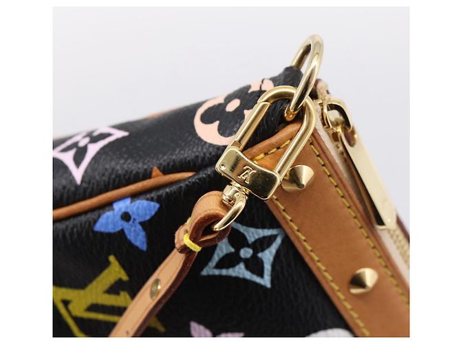LOUIS VUITTON Monogram Multicolor Pochette Accessoires M92648 Auth 204780SAV Schwarz - Ansicht 19