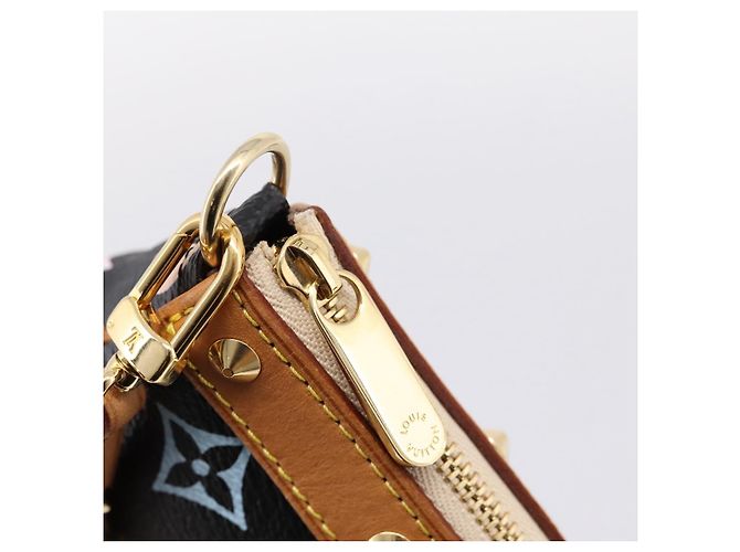 LOUIS VUITTON Monogram Multicolor Pochette Accessoires M92648 Auth 204780SAV Schwarz - Ansicht 20