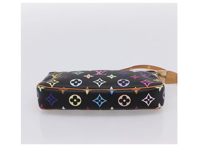 LOUIS VUITTON Monogram Multicolor Pochette Accessoires M92648 Auth 204780SAV Schwarz - Ansicht 5