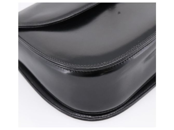 Borsa a mano GUCCI Bamboo in pelle nera e oro 000 1364 0633 Auth 201509A Nero D'oro - vista 14