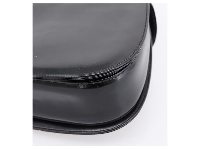 Borsa a mano GUCCI Bamboo in pelle nera e oro 000 1364 0633 Auth 201509A Nero D'oro - vista 15