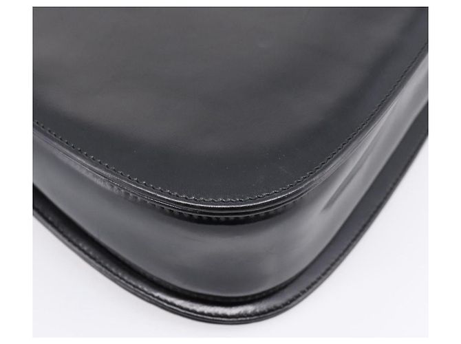 Borsa a mano GUCCI Bamboo in pelle nera e oro 000 1364 0633 Auth 201509A Nero D'oro - vista 16