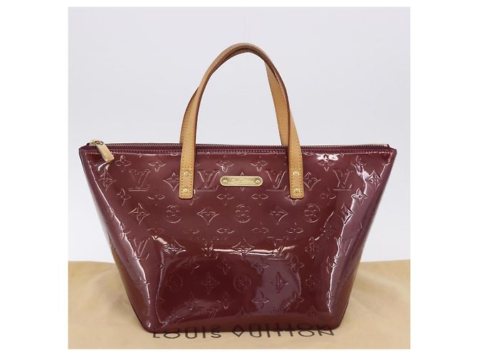 LOUIS VUITTON Monogram Vernis Bellevue PM Hand Bag Violet M93584 LV Auth 204368V Porpora - vista 12