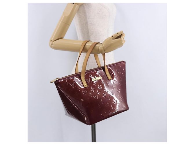 LOUIS VUITTON Monogram Vernis Bellevue PM Hand Bag Violet M93584 LV Auth 204368V Porpora - vista 30