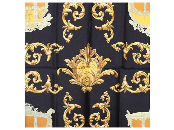 Hermès HERMES Carre 90 Seidentuch Gelb Auth 199714M - Ansicht 18
