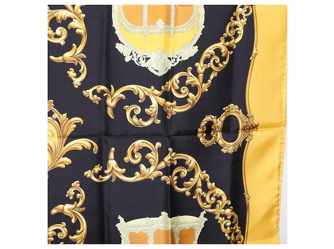 Hermès HERMES Carre 90 Seidentuch Gelb Auth 199714M - Ansicht 19